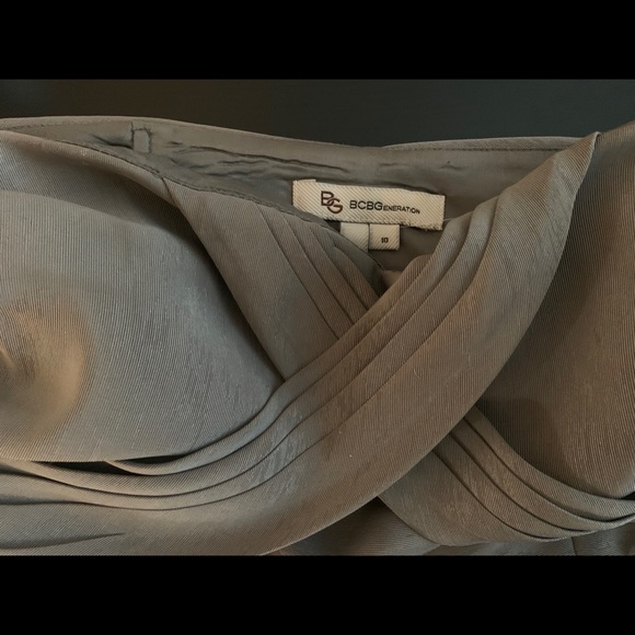 BCBGeneration strapless dress- Gray - Picture 2 of 5